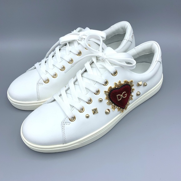 NIB DOLCE & GABBANA Heart Portofino Sneakers - Picture 7 of 14